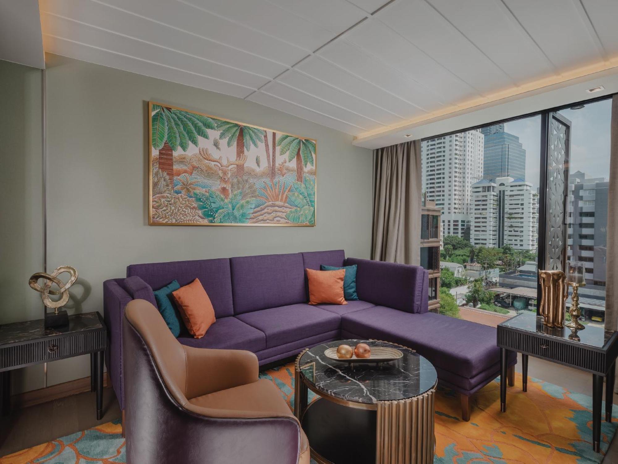 Nysa Hotel Bangkok Sukhumvit 11 Dış mekan fotoğraf Living room of a suite